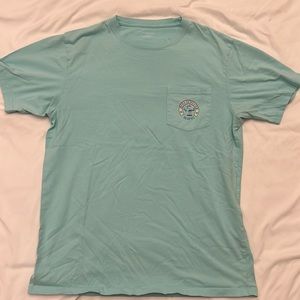 Men’s Southern Tide Mint Green Sailboat Collection T-Shirt size medium